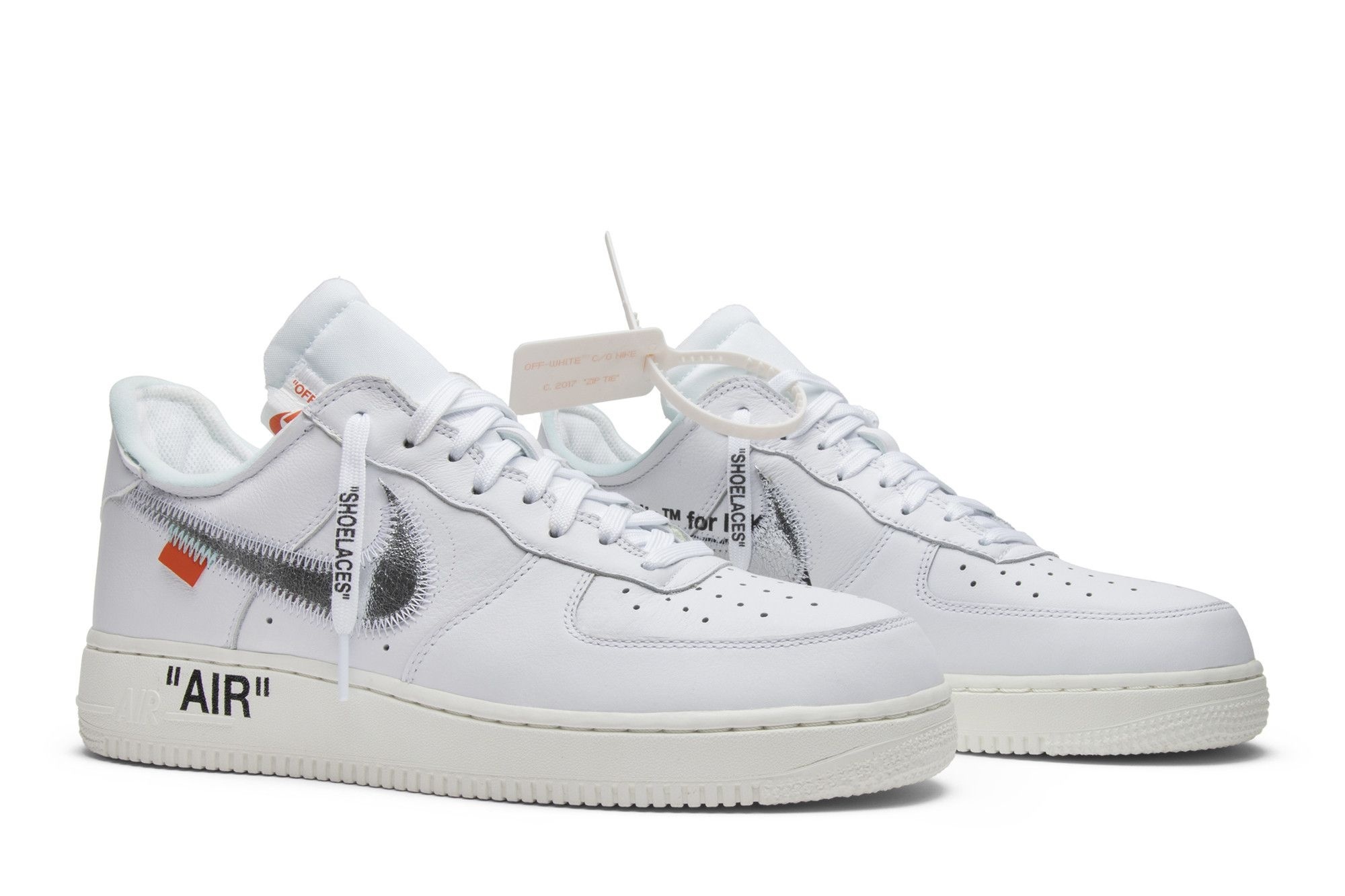 Air Force 1 Low Off-White ComplexCon (AF100) – AO4297-100 – White Leather Sneakers - Image 8