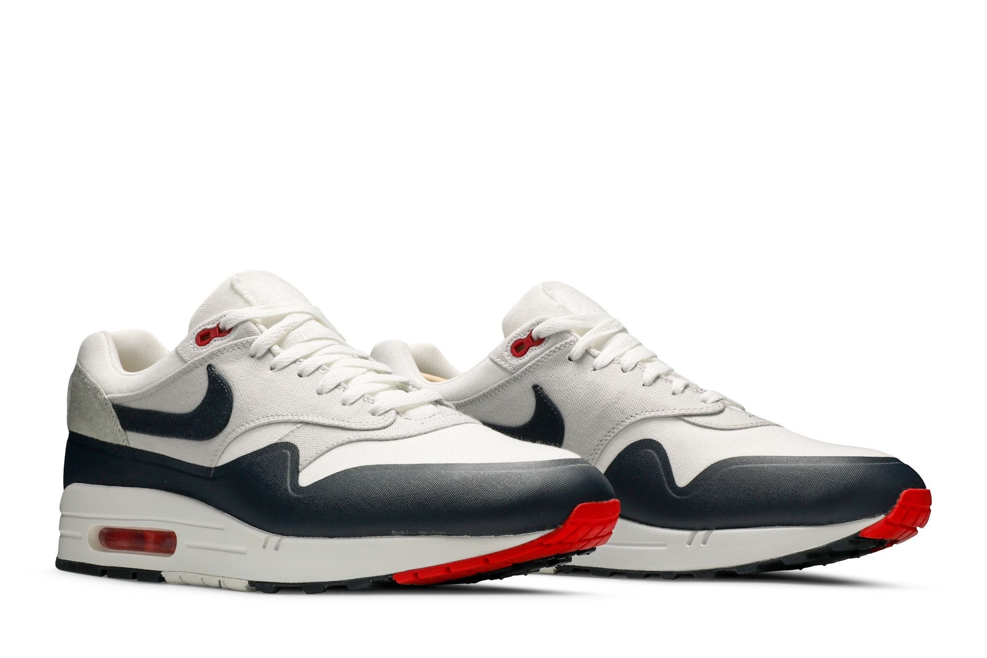 Air Max 1 Patch Paris Sneakers – 704901-146 – White/University Red-Obsidian - Image 8
