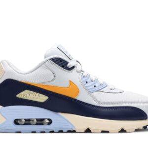 Air Max 90 Pure Platinum Blue Void Sneakers – AJ1285-008