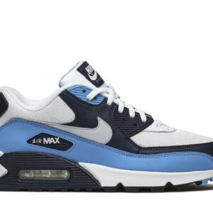 Air Max 90 UNC Sneakers – AJ1285-105 – White/Pure Platinum/University Blue/Midnight Navy