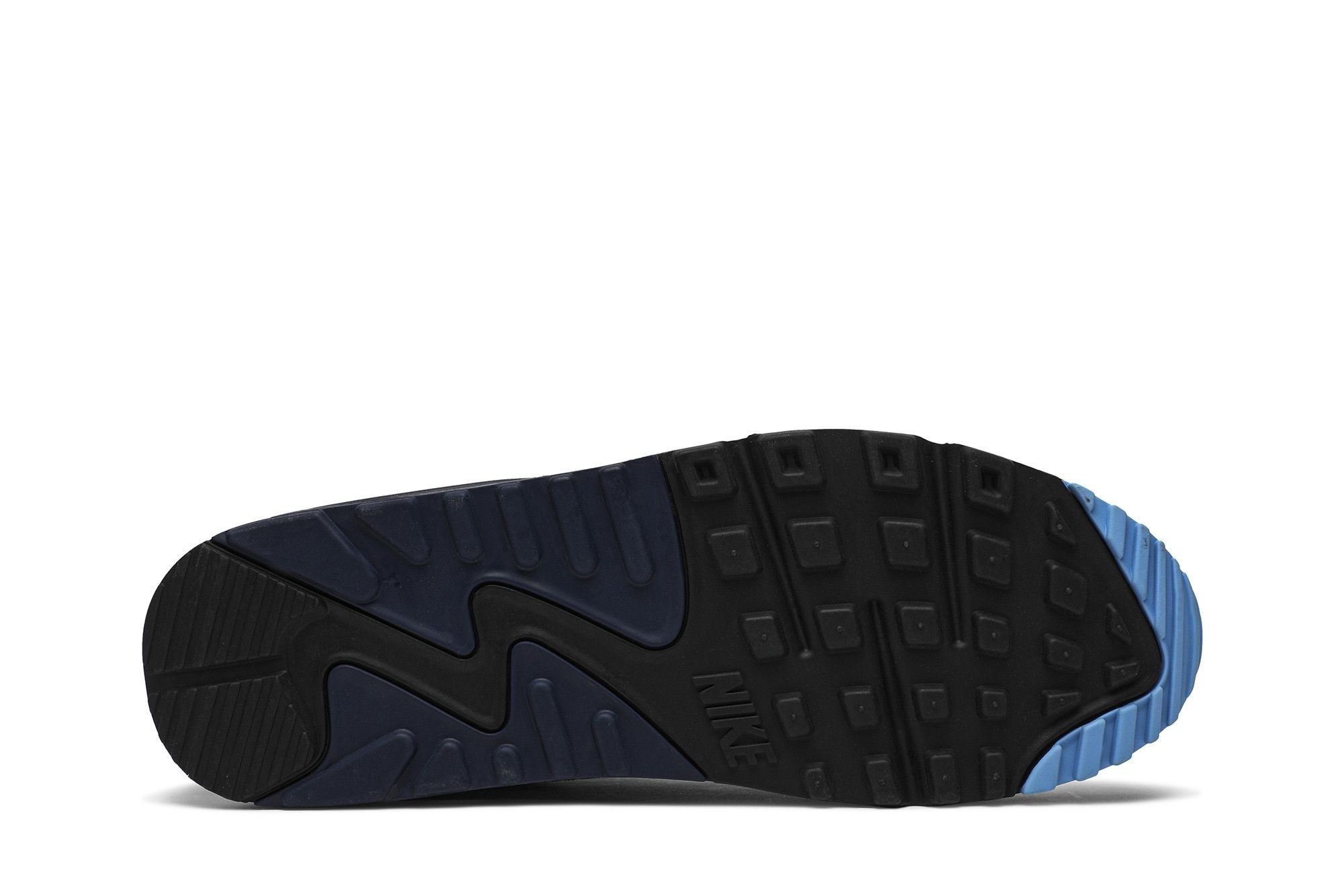 Air Max 90 UNC Sneakers – AJ1285-105 – White/Pure Platinum/University Blue/Midnight Navy - Image 4