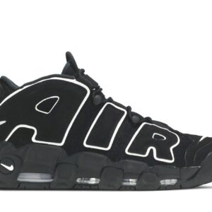 Air More Uptempo Black/White/Black Sneakers – 414962-002-20