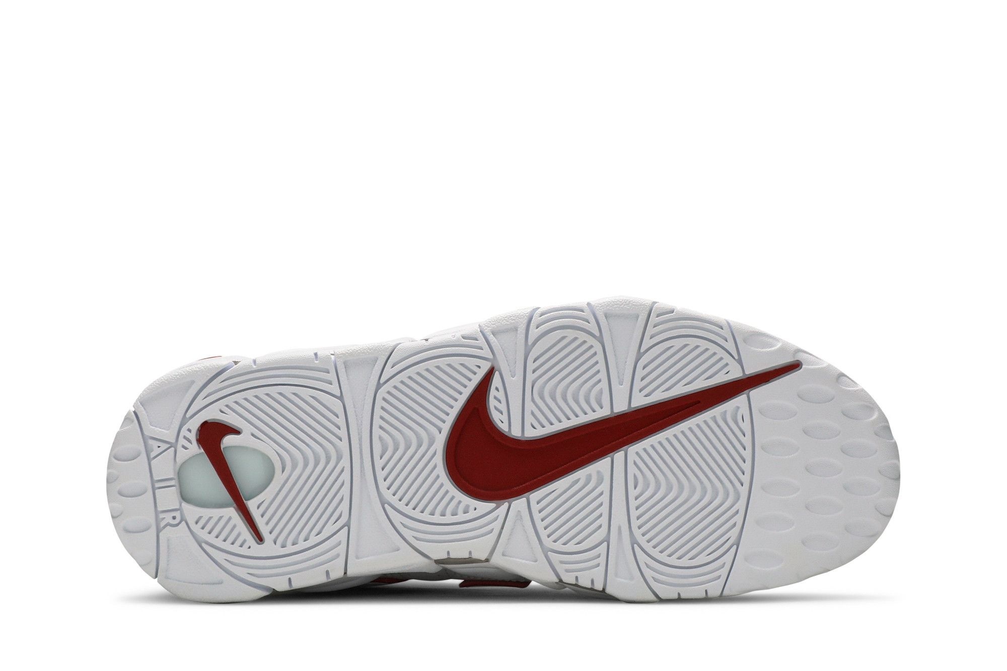 Air More Uptempo ‘White Varsity Red’ 2021 Sneakers – 921948-102 - Image 4
