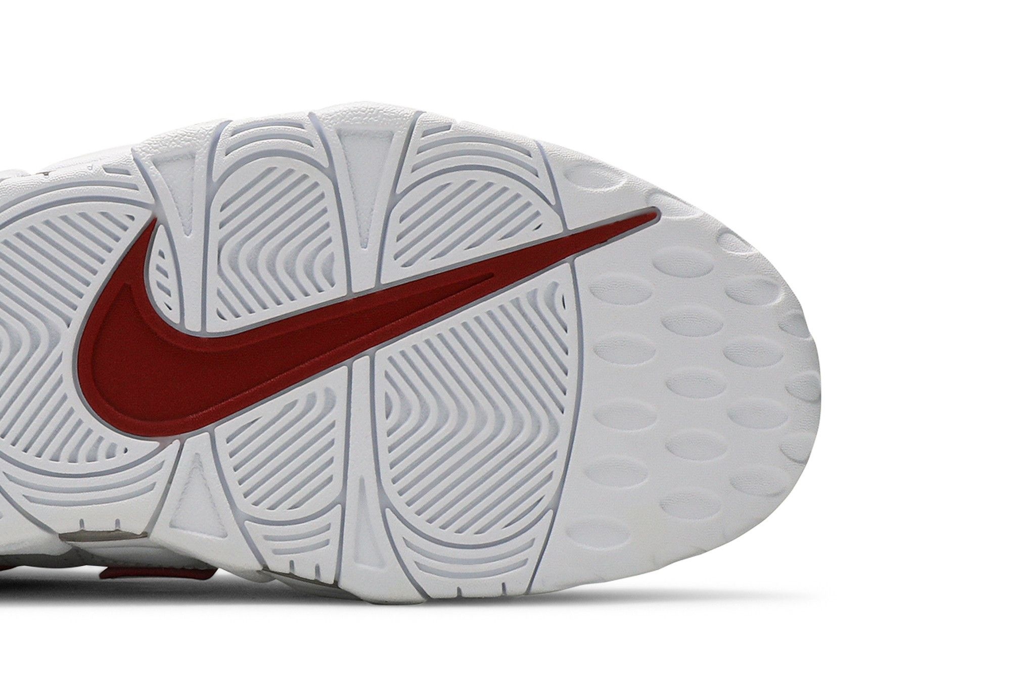 Air More Uptempo ‘White Varsity Red’ 2021 Sneakers – 921948-102 - Image 5