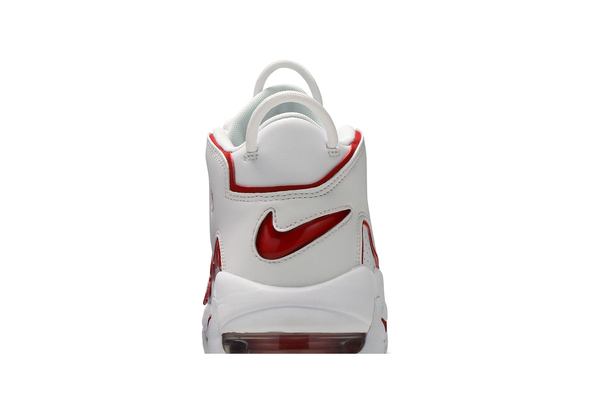 Air More Uptempo ‘White Varsity Red’ 2021 Sneakers – 921948-102 - Image 7