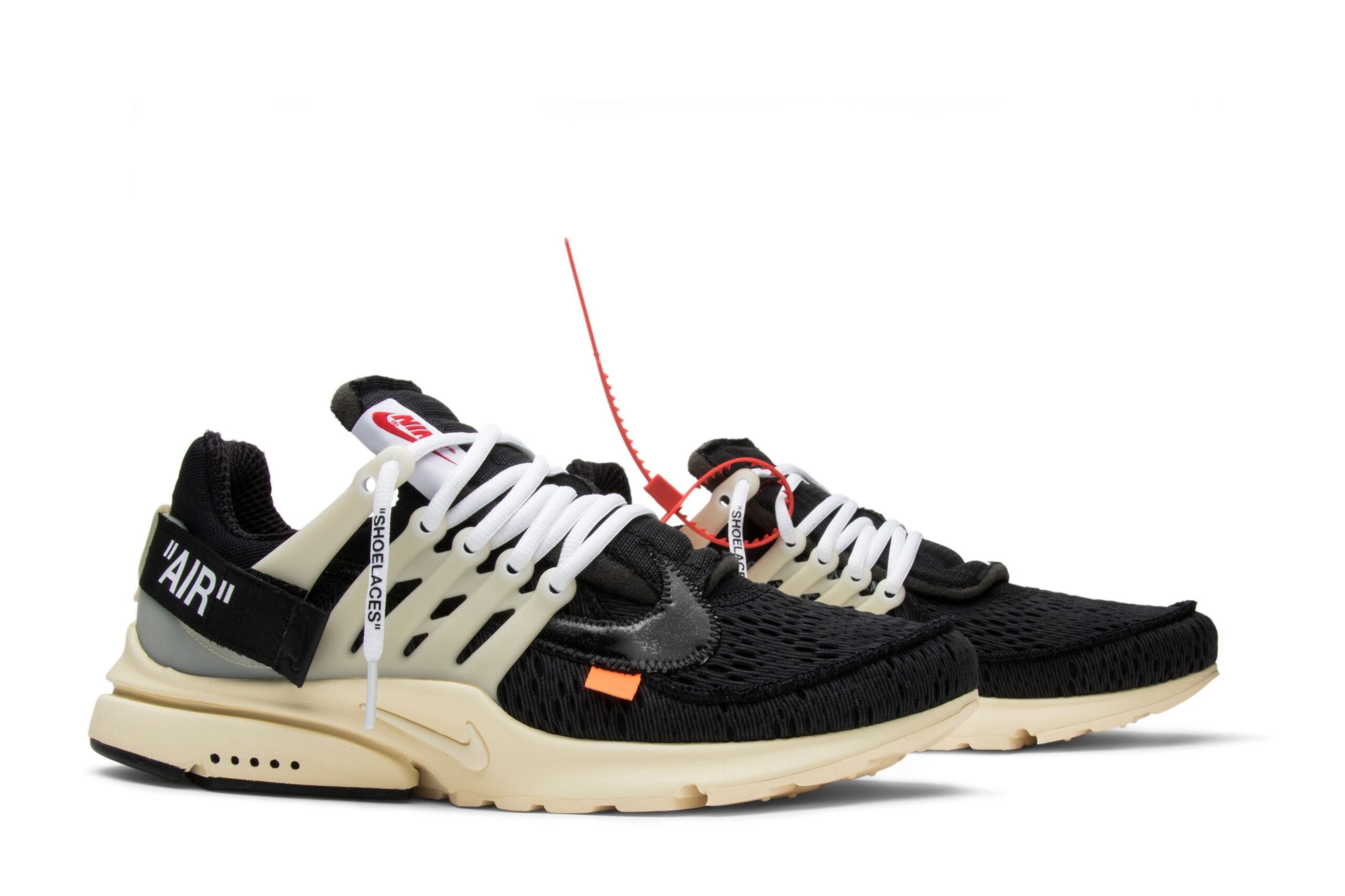 Air Presto Off-White AA3830-001 Black/Muslin Sneakers - Image 8