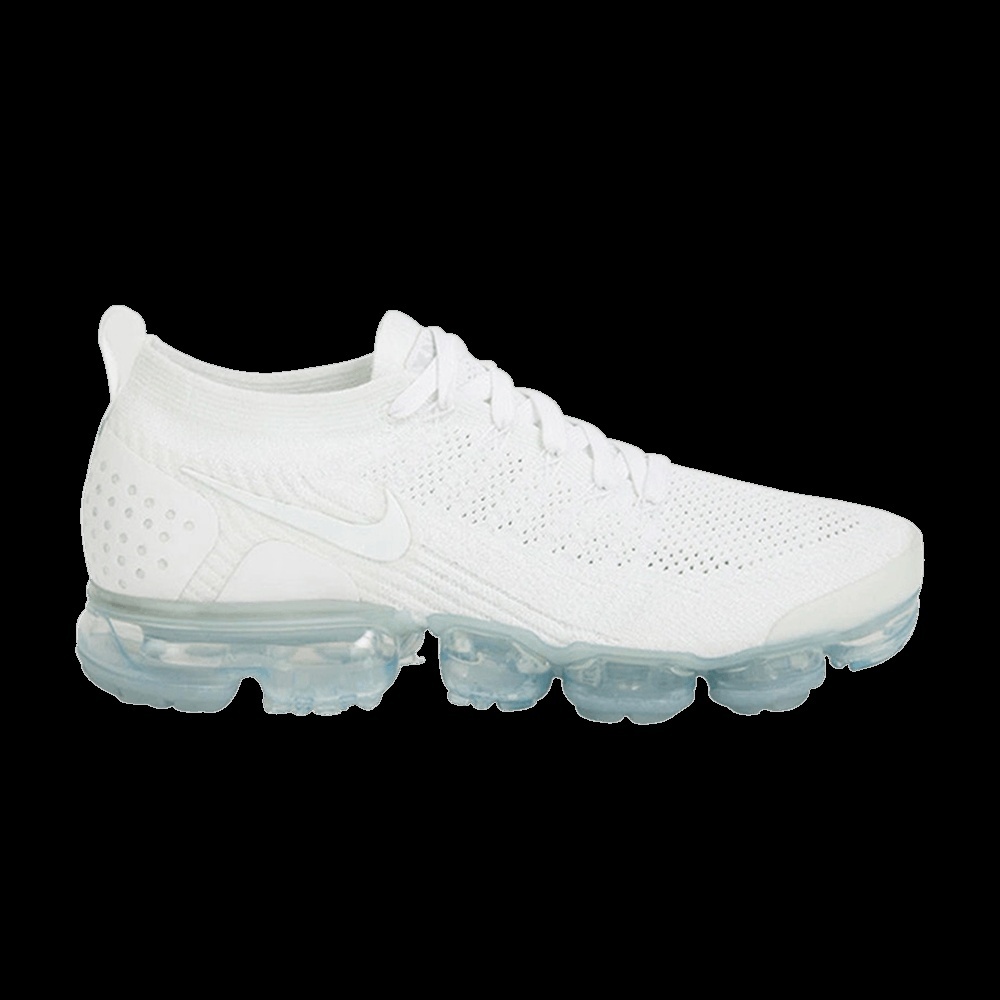 Air VaporMax Flyknit 2 White Pure Platinum Sneakers – 942842-100