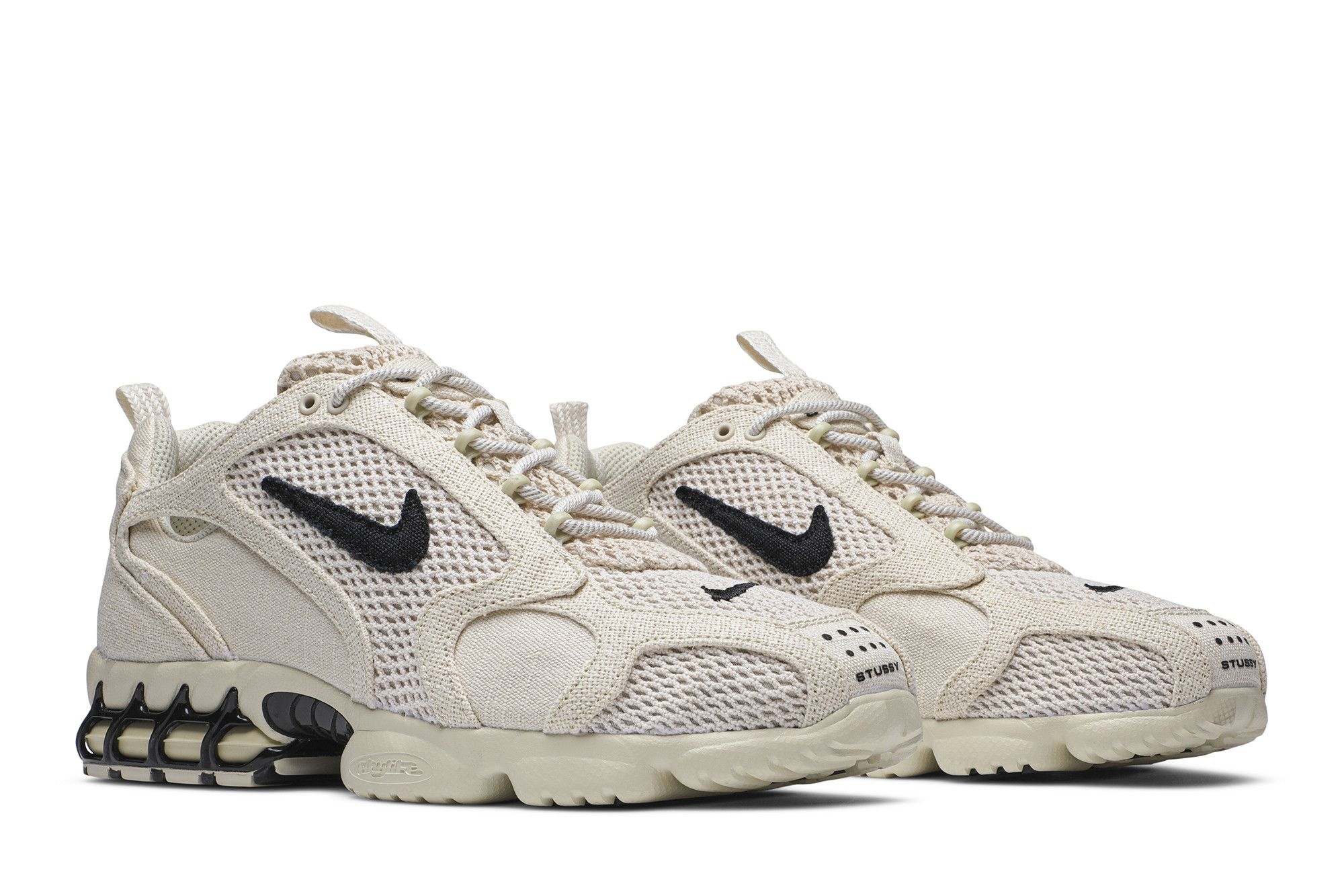 Air Zoom Spiridon Cage 2 Stussy Fossil Sneakers – CQ5486-200 - Image 8