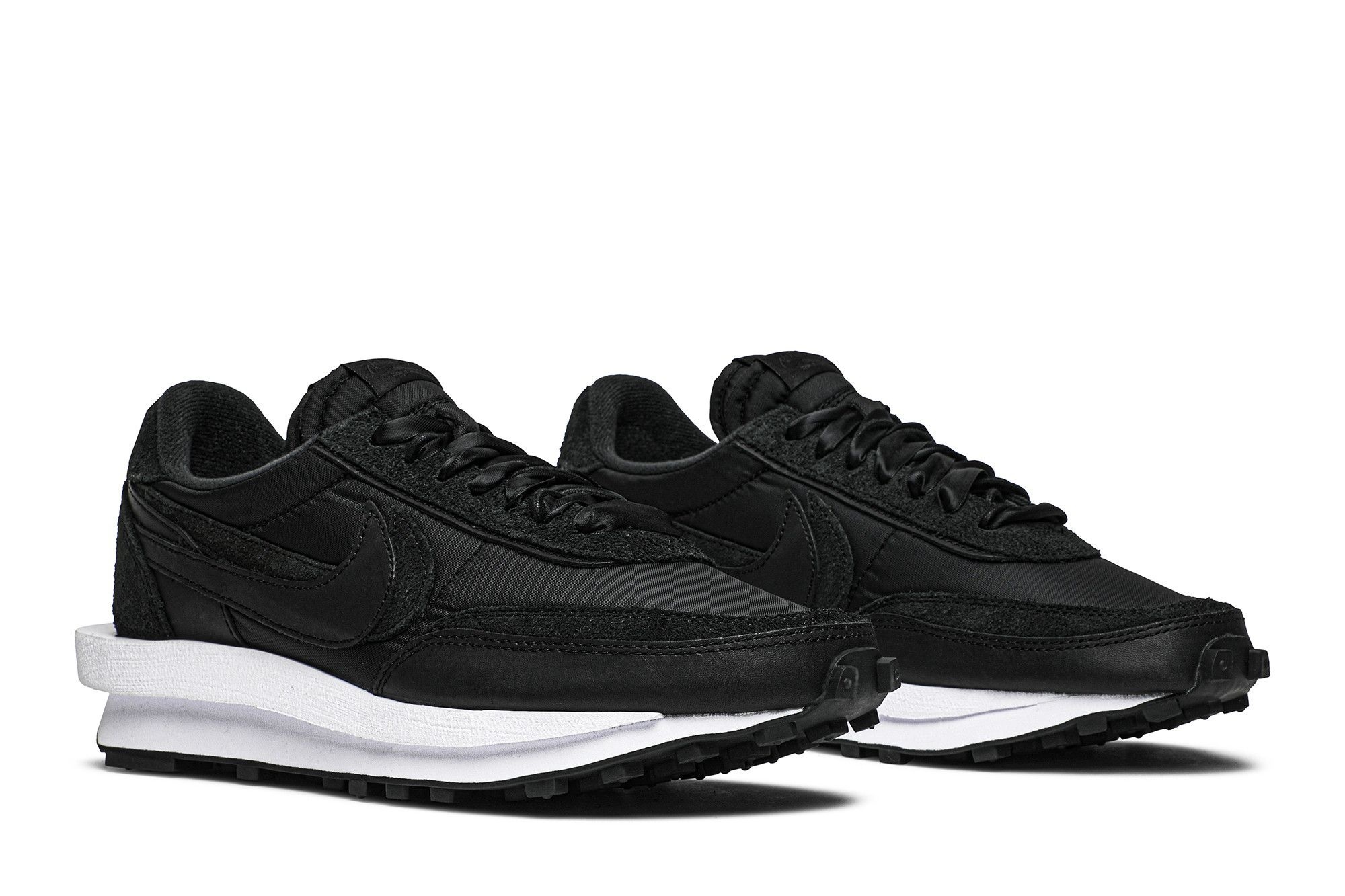 LD Waffle Sacai Black Nylon Sneakers – BV0073-002 - Image 8