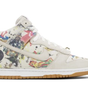 SB Dunk High Supreme Rammellzee Sneakers – FD8779-100 – White/Multi
