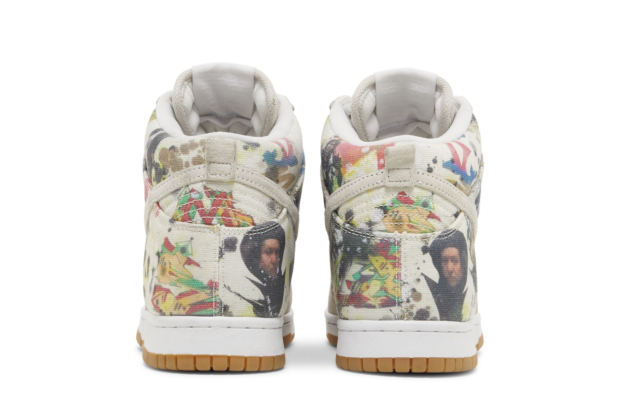 SB Dunk High Supreme Rammellzee Sneakers – FD8779-100 – White/Multi - Image 6