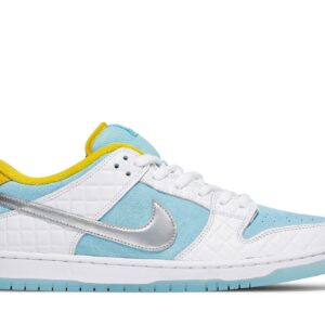 SB Dunk Low FTC Lagoon Pulse Sneakers – DH7687-400 – White/Lagoon Pulse