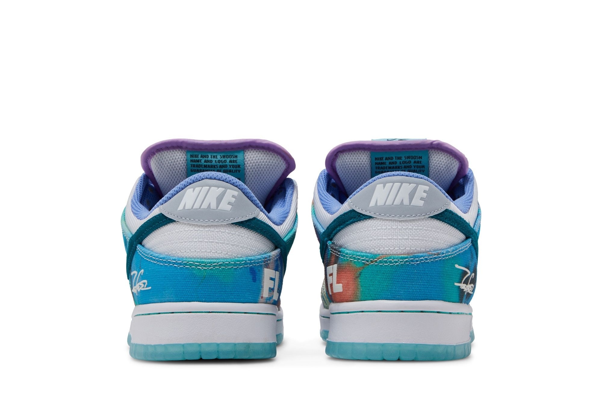 SB Dunk Low Futura Laboratories Bleached Aqua – HF6061-400 - Image 6