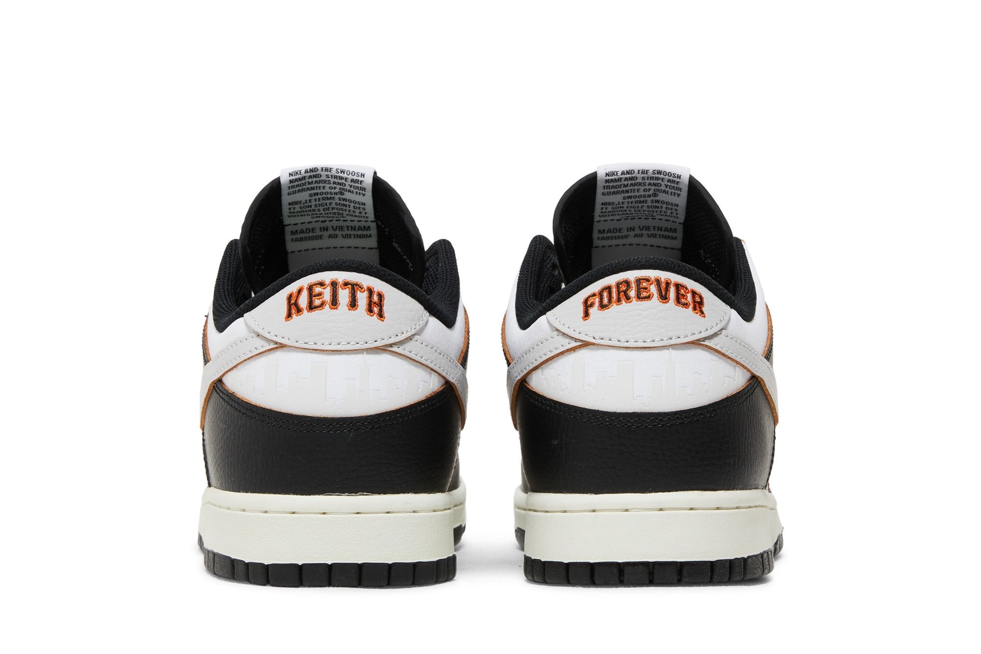 SB Dunk Low HUF San Francisco Sneakers – FD8775-001 – Black/White/Orange - Image 6