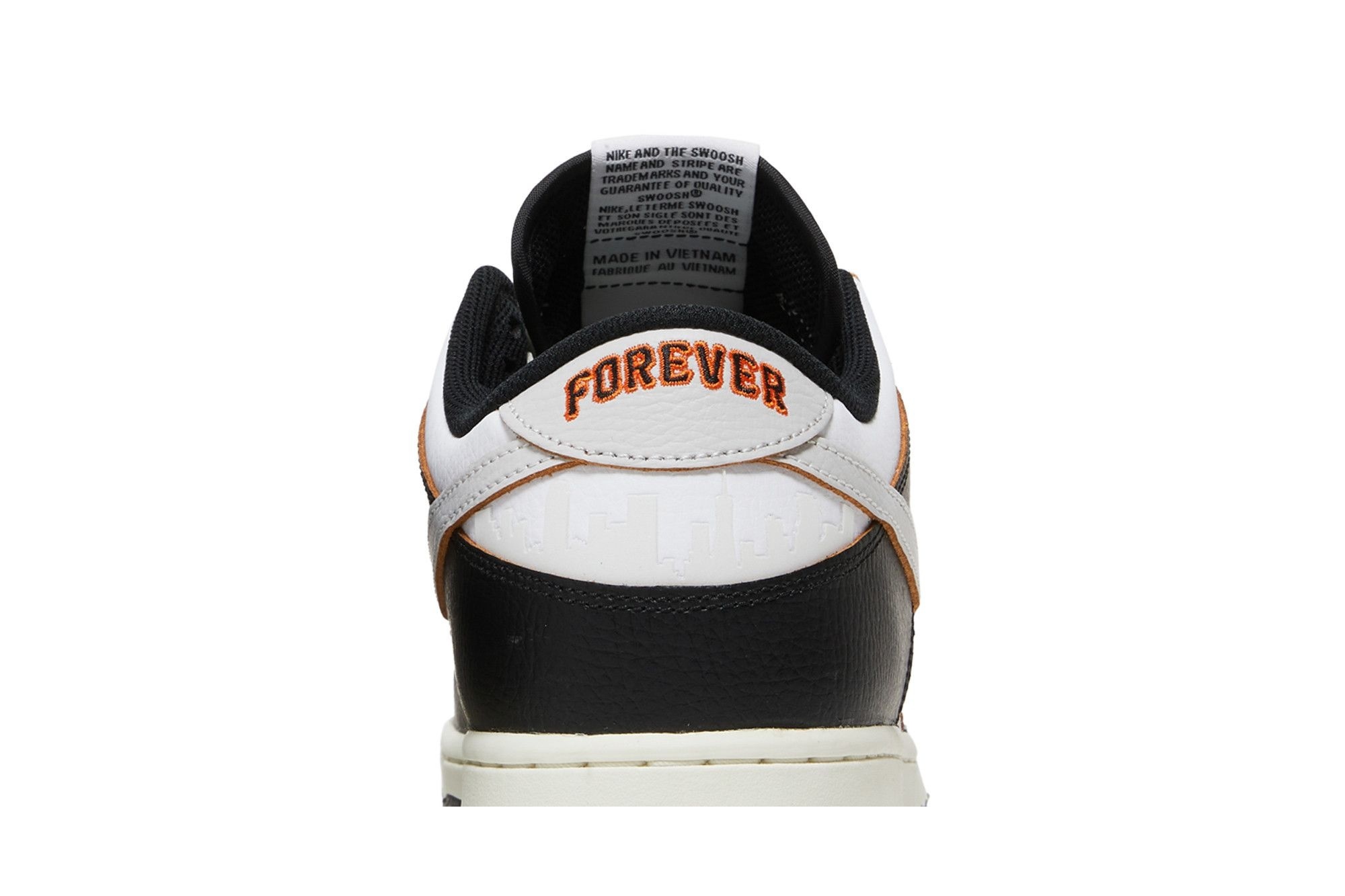SB Dunk Low HUF San Francisco Sneakers – FD8775-001 – Black/White/Orange - Image 7