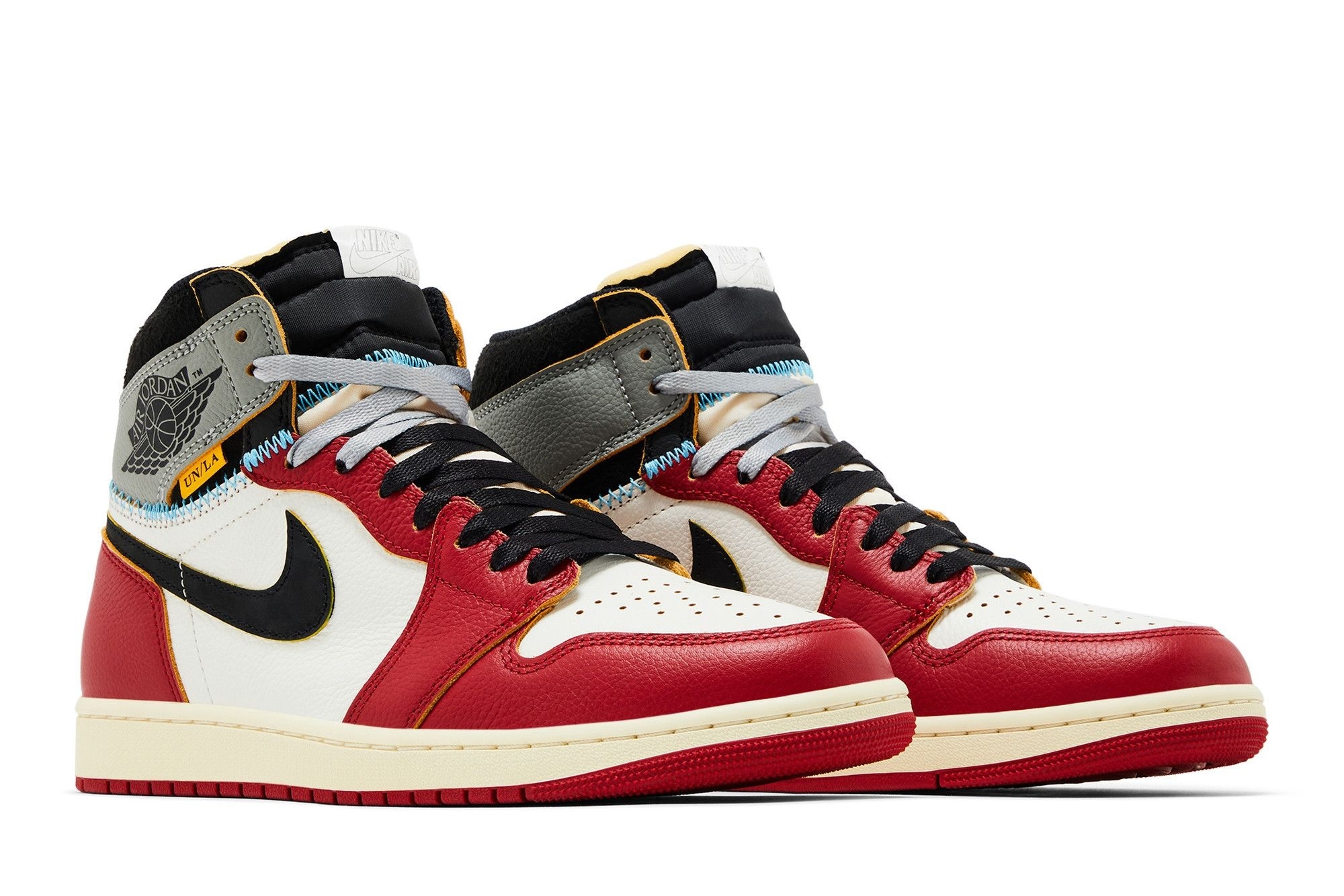 Union LA x Air Jordan 1 Retro High OG SP ‘Chicago Shadow’ Sneakers – HV8563-600 - Image 8